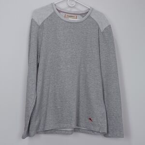 Tommy Bahama Gray Crewneck Sweater Relaxed Fit!